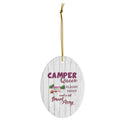 Sassy Camper Queen Ceramic Ornament by Nature's Glow