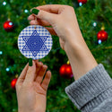 Jewish Star of David Ceramic Ornament by Nature's Glow