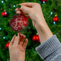 Jingle All the Way Ceramic Ornament by Nature's Glow